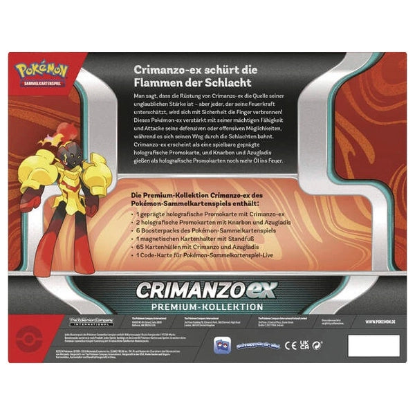 Pokemon Crimanzo-ex Premium Kollektion DE
