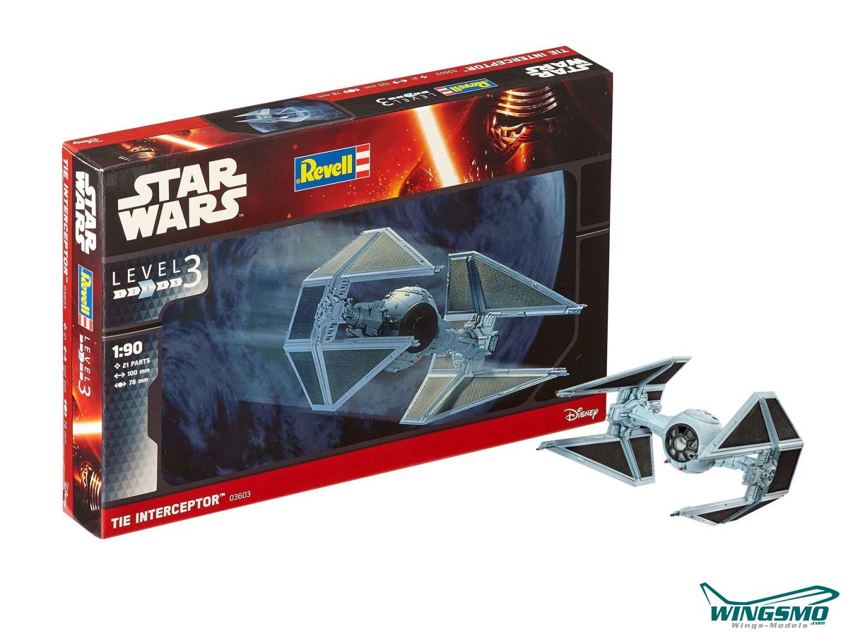 Revell Star Wars Tie Interceptor 1:90