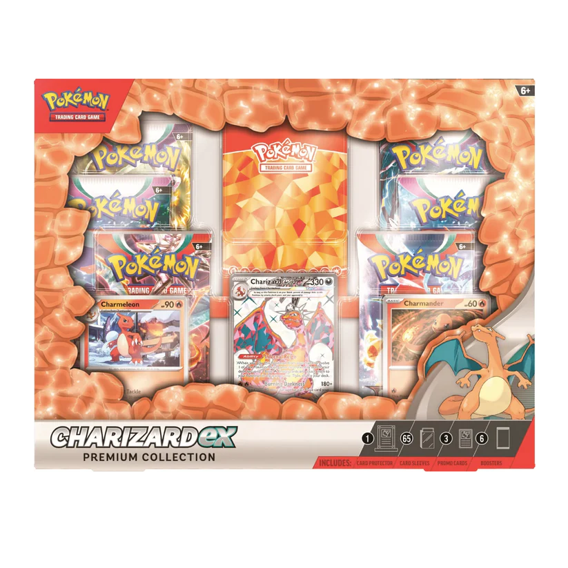 Pokemon Glurak EX Permium Kollektion EN