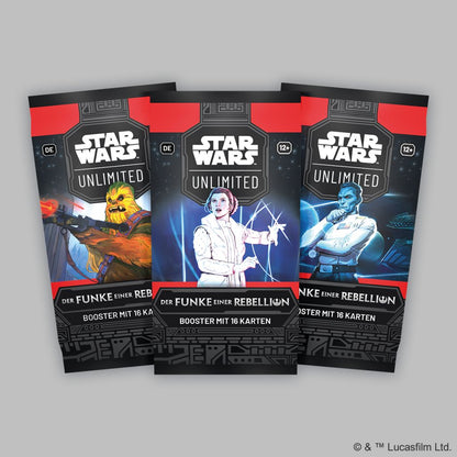 Star Wars: Unlimited Der Funke einer Rebellion Booster Display