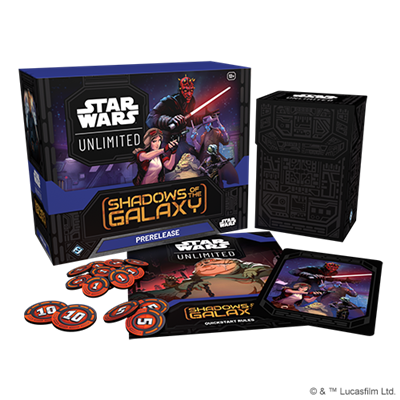 Star Wars Unlimited Shadows of the Galaxy Prerelease Box EN/DE