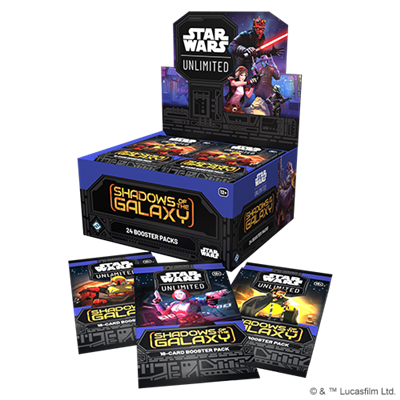 Star Wars Unlimited - Shadows of the Galaxy Booster Display (24 Booster) EN/DE