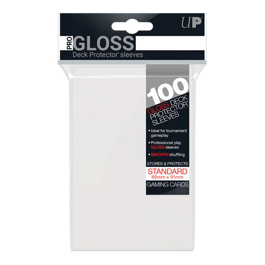 Ultra Pro Gloss Sleeves weiß (100)