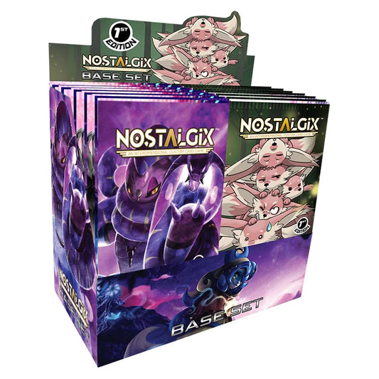 Nostalgix Base Set 1st Edition Booster Display EN