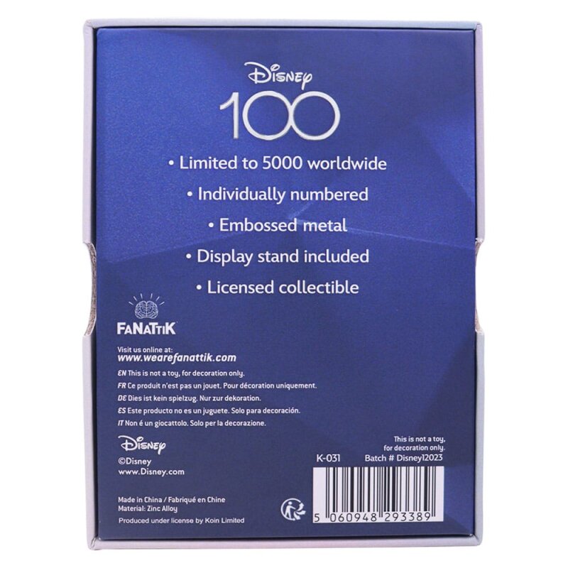 DISNEY "100 YEARS Anniversary" - Limited Edition Ingot