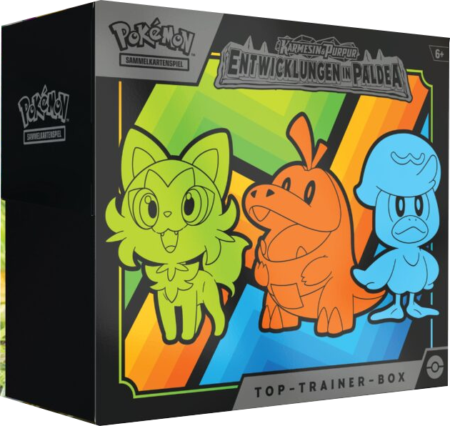 Pokemon Entwicklungen in Paldea Top Trainer Box DE