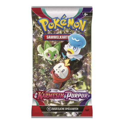 Pokemon Karmesin und Purpur Einzelbooster DE