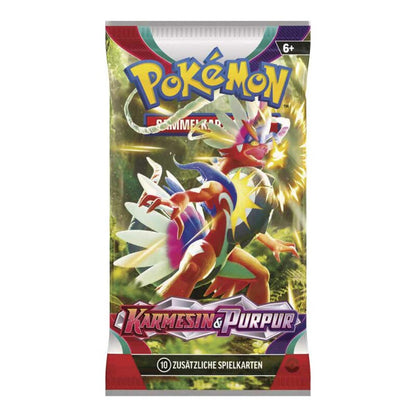 Pokemon Karmesin und Purpur Einzelbooster DE