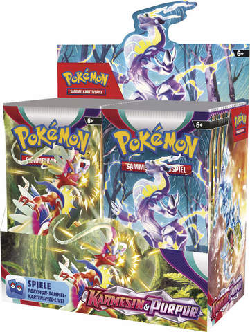 Pokemon Karmesin & Purpur Booster Display DE