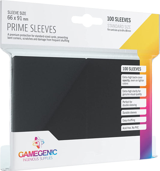 Gamegenic - Matte Prime Sleeves - Black