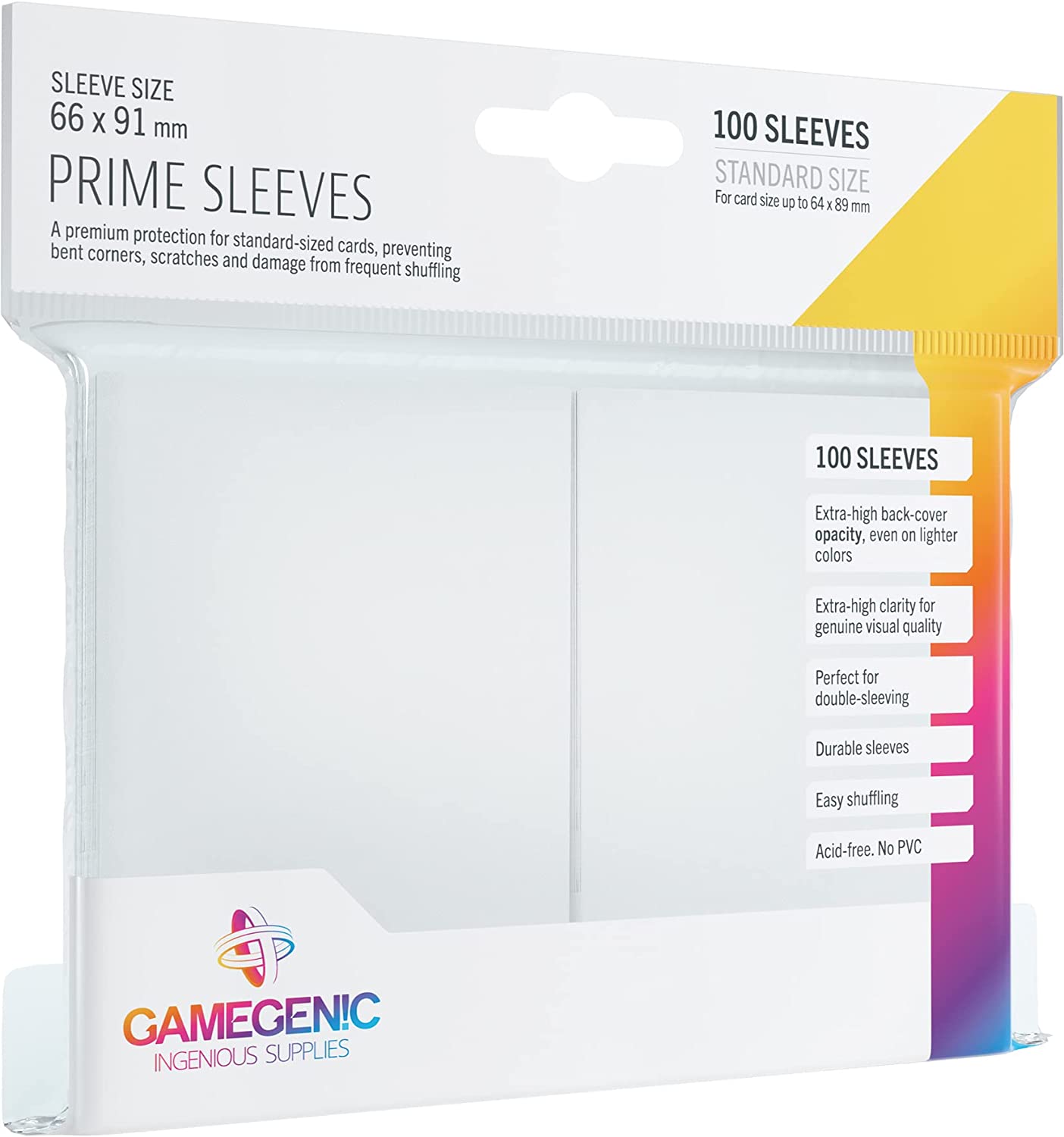 Gamegenic - Matte Prime Sleeves - White