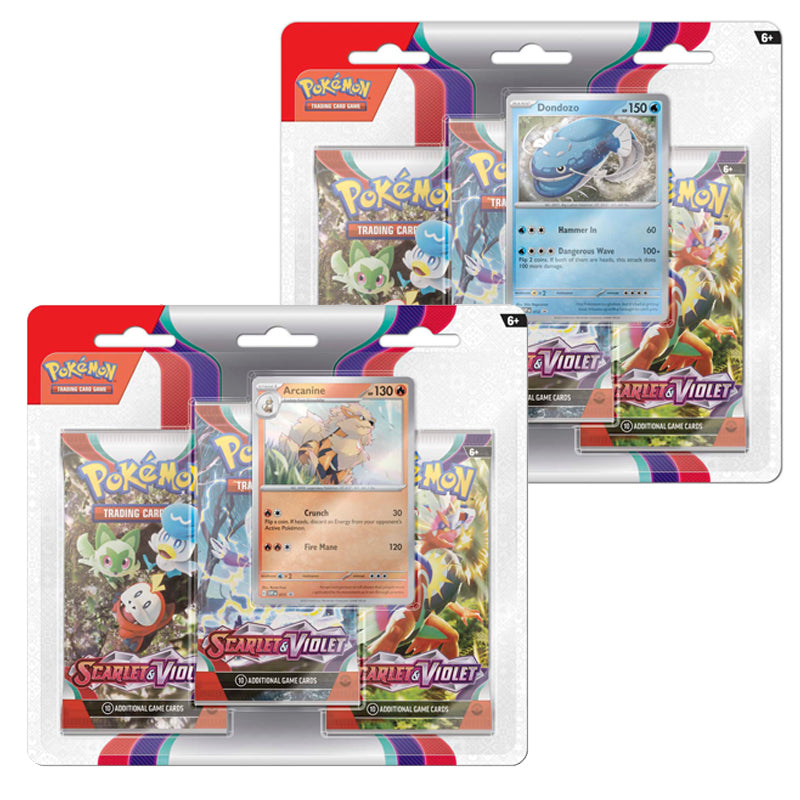 Pokemon Karmesin & Purpur 3 Pack Blister DE