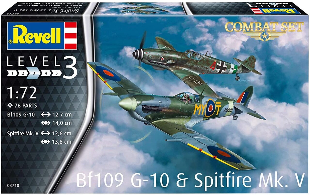 Revell Combat Set - Bf109G-10 & Spitfire Mk.V 1:72