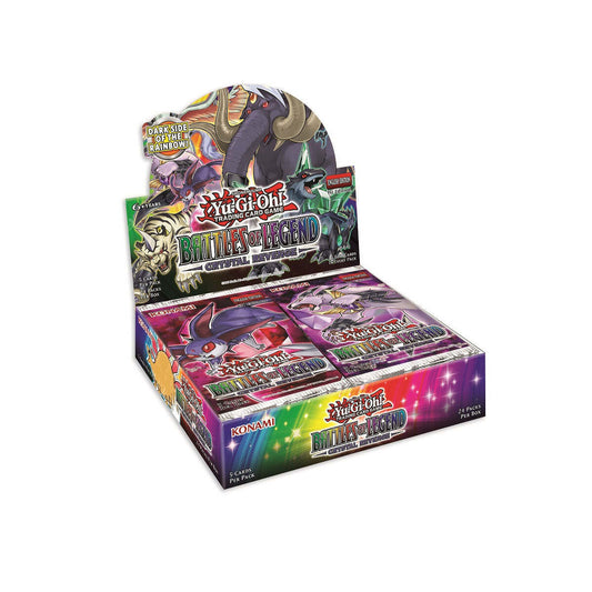 Yu Gi Oh! Battles of Legend: Crystal Revenge Booster Display